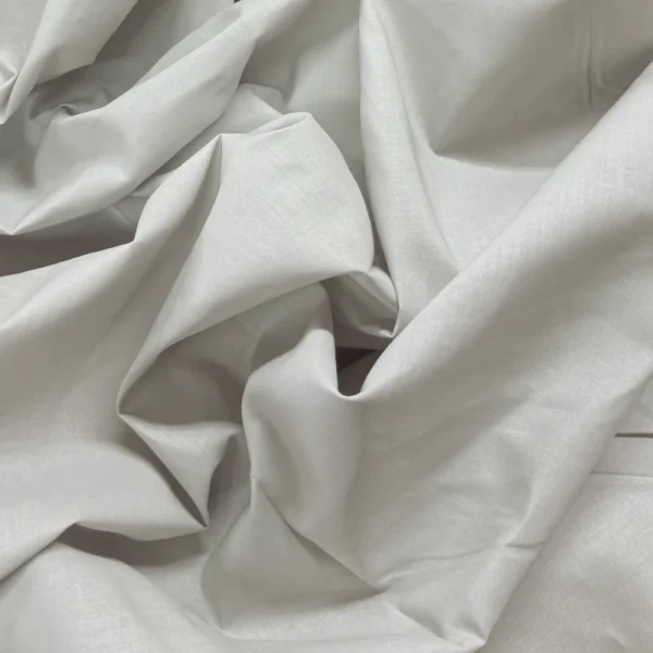 Silver Cotton Broadcloth