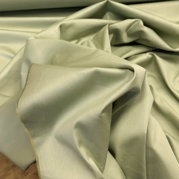 Spring Green Cotton Sateen