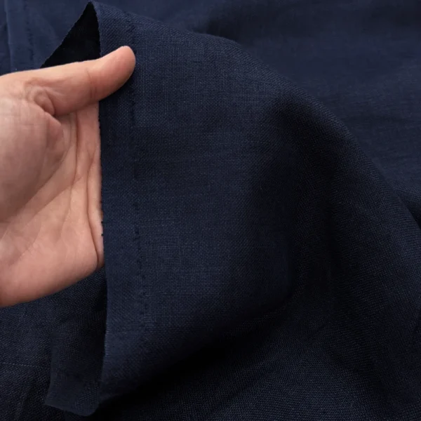 Navy Blue Nevada Medium Weight Linen