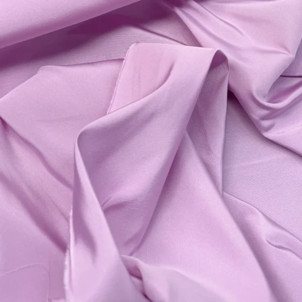 Lilac Ribbed Silk