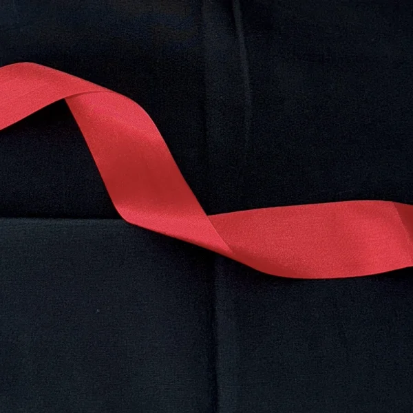 Classic Red Silk Ribbon - 1 1/4"