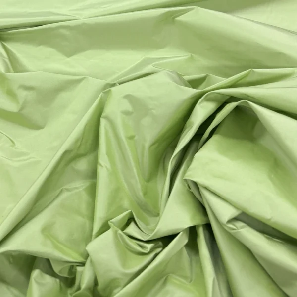 Apple Green Silk Taffeta