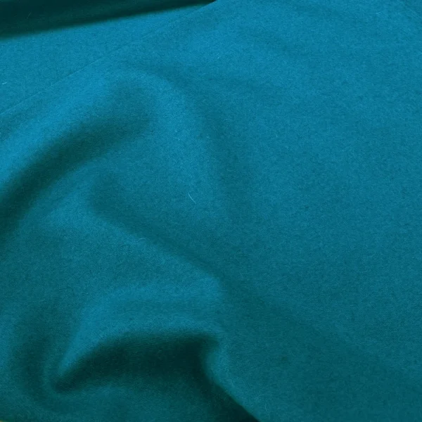 Teal Blue Wool Broadcloth